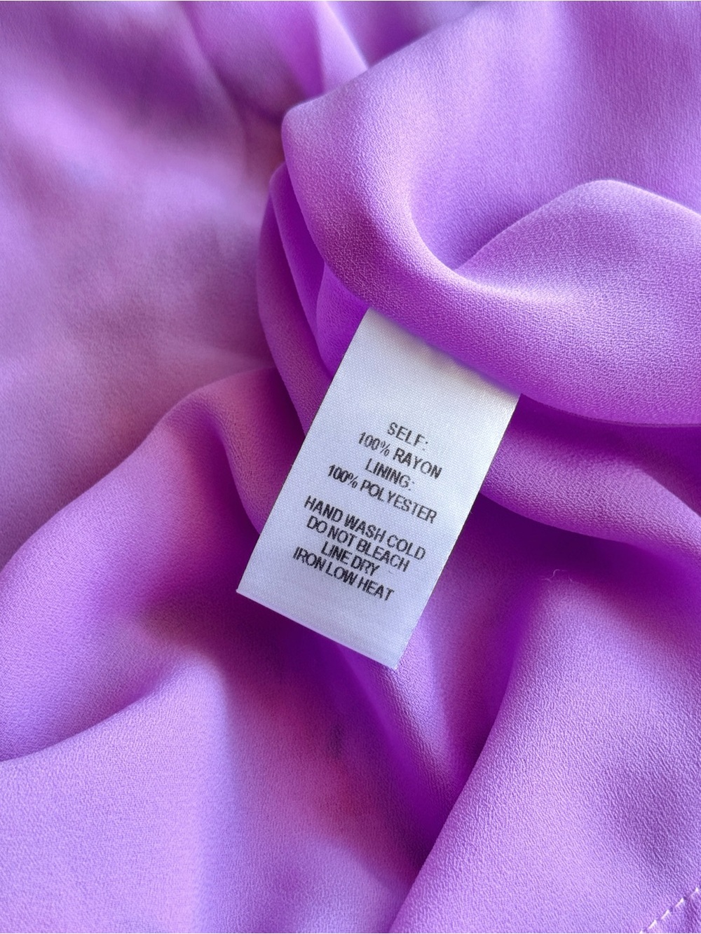 Sz S Lulus Harbor Point Lavender Floral Print Wrap Mini Dress EUC - Picture 6 of 8